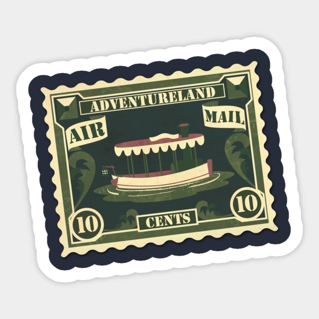 Adventureland Stamp Sticker by Lunamis